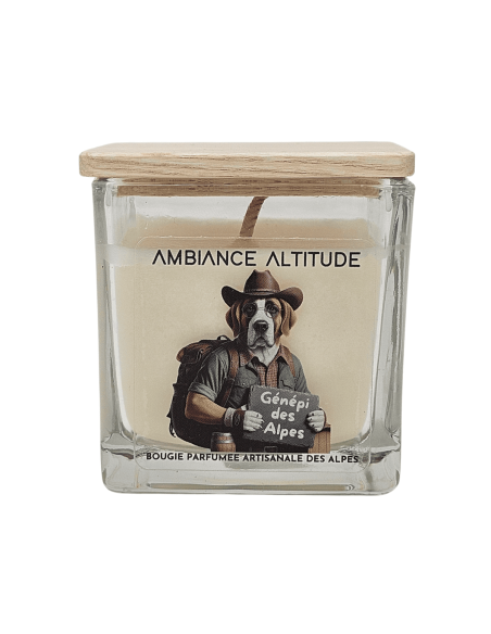 Bougie ambiance altitude GENEPIE DES ALPES 90g