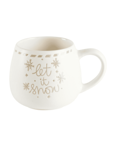 Mug blanc LET'S SNOW