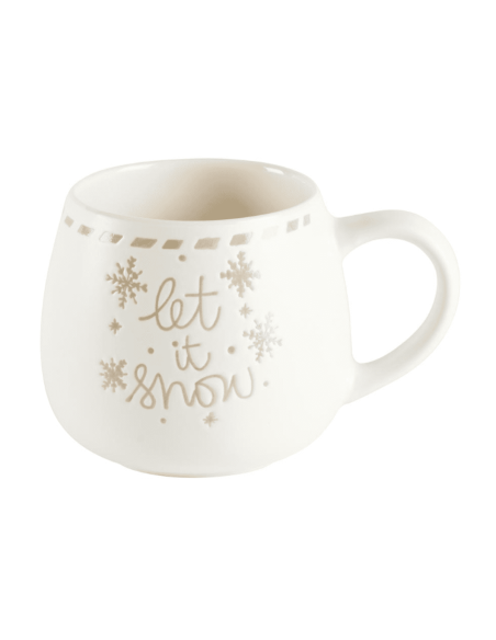 Mug blanc LET'S SNOW