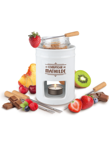 Service à fondue au chocolat