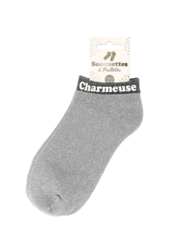 Socquettes femme à paillettes CHARMEUSE