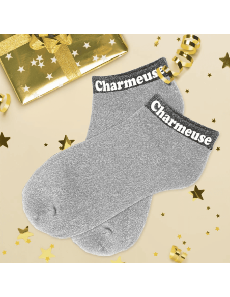 Socquettes femme à paillettes CHARMEUSE