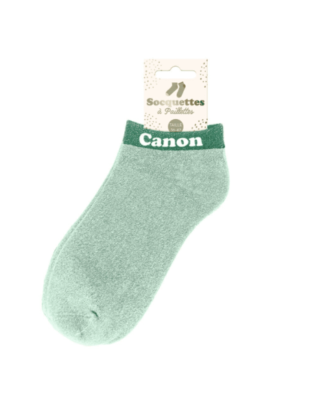 Socquette femme à paillettes CANON