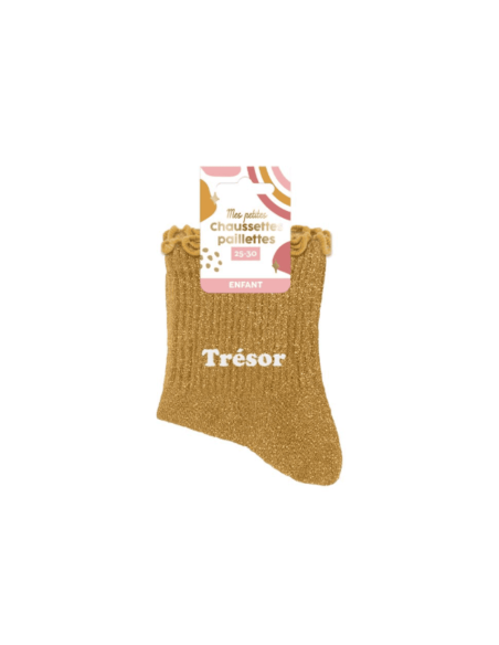 Chaussettes à paillettes enfant TRESOR