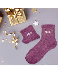 Chaussettes paillettes femme AIGRIE 2