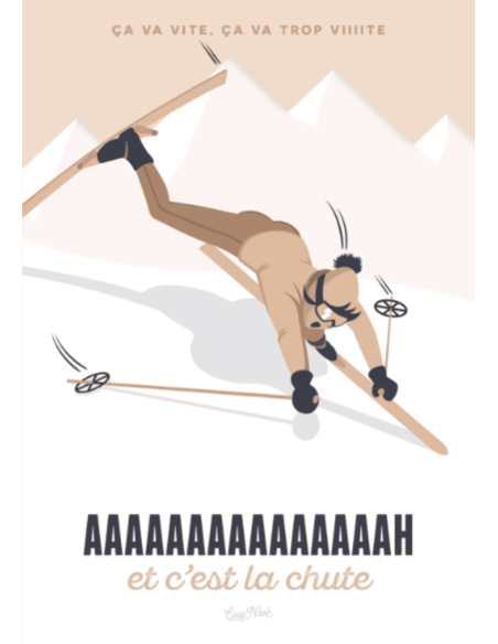 Affiche " ET C'EST LA CHUTE "