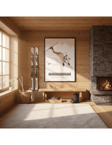 Affiche " ET C'EST LA CHUTE "