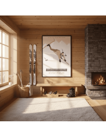 Affiche " ET C'EST LA CHUTE "