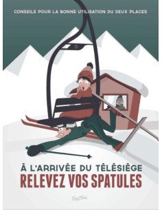 Affiche " RELEVEZ VOS SPATULES "