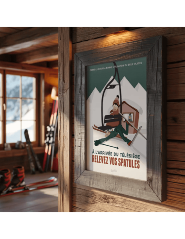 Affiche " RELEVEZ VOS SPATULES "