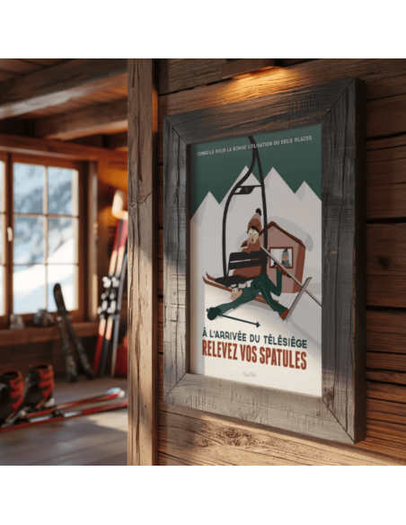 Affiche " RELEVEZ VOS SPATULES "