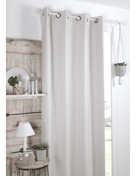 Rideau polaire COPENHAGUE ECRU 260 x 140 cm