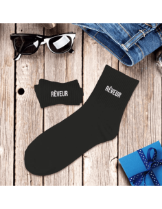 Chaussettes noires REVEUR homme 2
