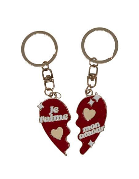 Porte clés duo TU ES MA MOITIE