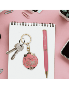 Coffret STYLO + PORTE CLE "Mamie Chérie" 2