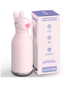 Gourde Bestie LAPIN ROSE - 460 ml 2