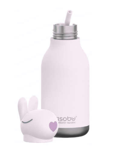 Gourde Bestie LAPIN ROSE - 460 ml