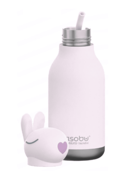 Gourde Bestie LAPIN ROSE - 460 ml