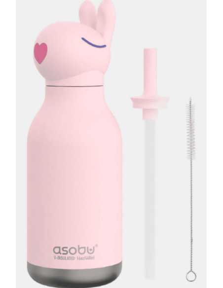 Gourde Bestie LAPIN ROSE - 460 ml