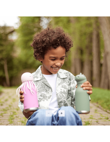 Gourde Bestie PIEUVRE ROSE - 460 ml