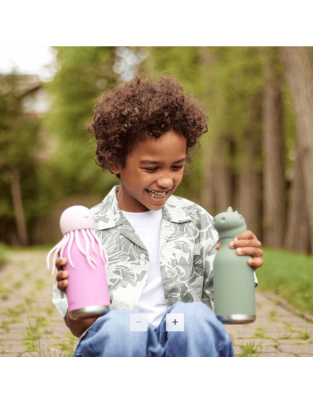 Gourde Bestie PIEUVRE ROSE - 460 ml