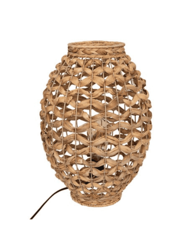 Lampe sans pied SAND en Jacynthe naturel