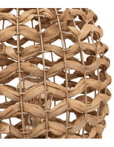 Lampe sans pied SAND en Jacynthe naturel