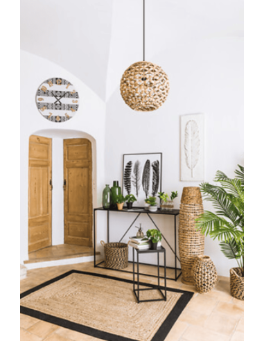 Lampe sans pied SAND en Jacynthe naturel