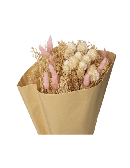 Bouquet composé naturel ROSE