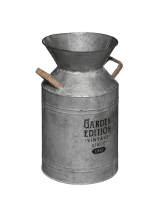 Pot à lait VINTAGE en métal et zinc 48 cm