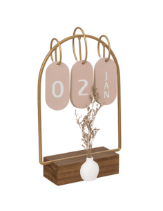 Calendrier BOIS FLORAL