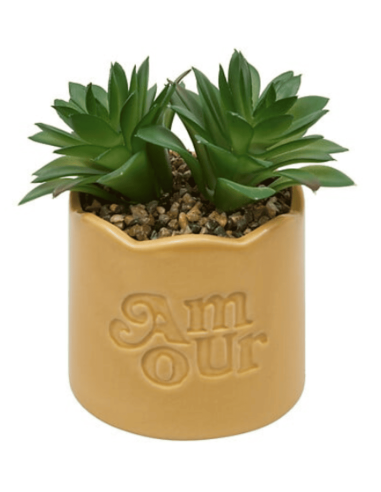 Plante vivace artificielle avec son pot AMOUR...