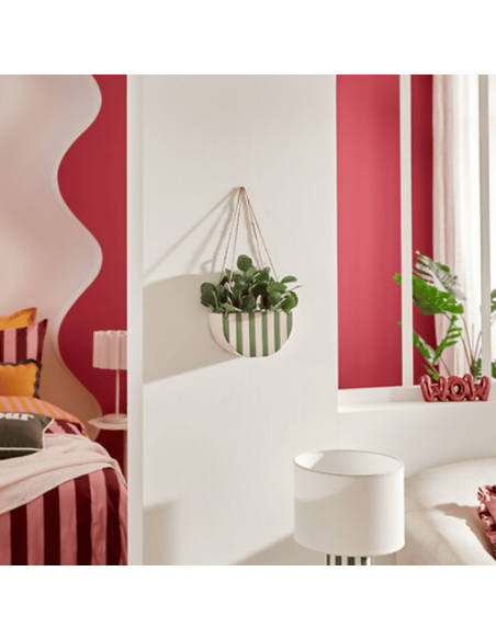 Plante suspendue CHERI avec pot en céramique vert