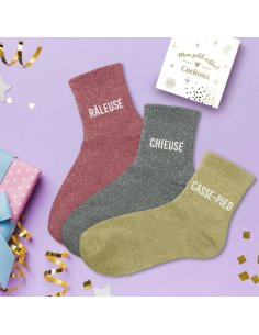 Coffret trio chaussettes paillettes RALEUSE 2