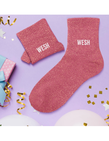 Chaussettes paillettes WESH femme