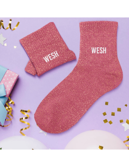 Chaussettes paillettes WESH femme