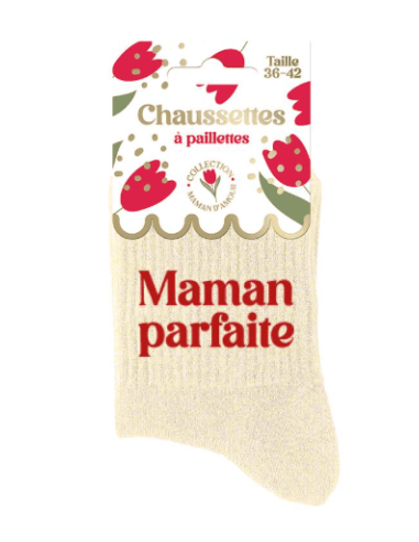Chaussettes à paillettes MAMAN PARFAITE