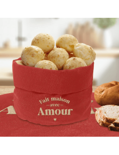 Panière paillettes brodés Vert 2