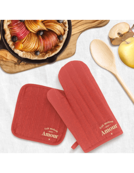 Set Gant et Manique a paillettes 4 coloris aux choix