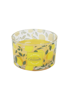 Bougie parfumée citronnelle 3 mèches