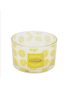 Bougie parfumée citronnelle 3 mèches D13 cm