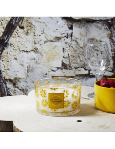 Bougie parfumée citronnelle 3 mèches D13 cm 2