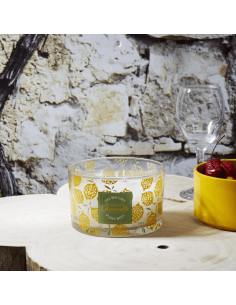 Bougie parfum citronnelle 3 mèches D13 cm 2