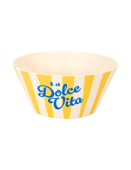 Bol plastique DOLCE VITA Jaune