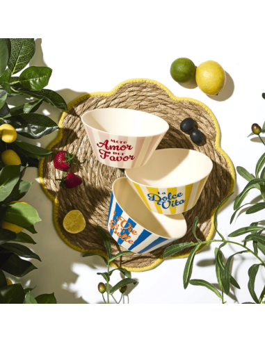 Bol plastique DOLCE VITA Jaune