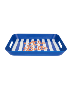 Plateau en plastique DOLCE VITA bleu