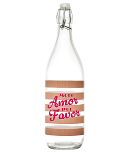 BOUTEILLE VERRE DOLCE VITA rose 1L