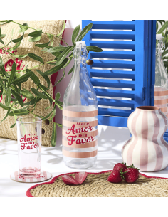 BOUTEILLE VERRE DOLCE VITA rose 1L 2