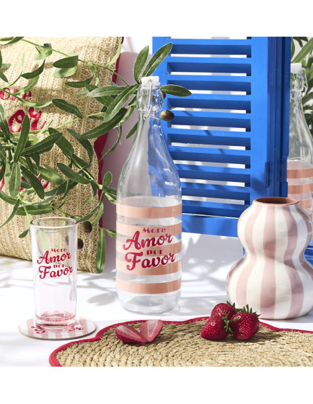 BOUTEILLE VERRE DOLCE VITA rose 1L