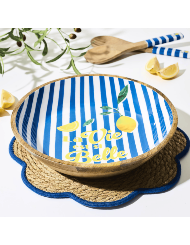 Saladier manguier DOLCE VITA bleu